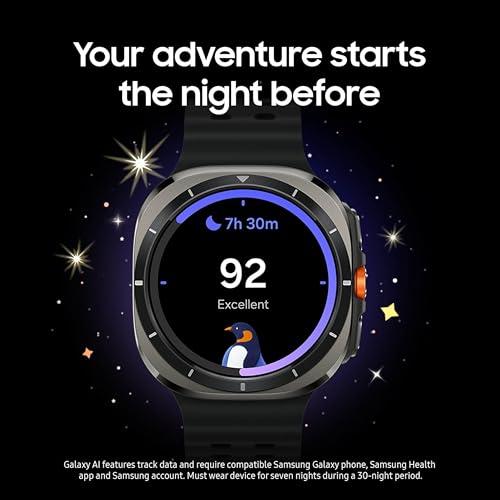 Samsung Galaxy Watch Ultra (2025) 47mm LTE Smartwatch, Titanium Casing, Advanced Sleep Coaching, Running Coach, Energy Score, Heart Rate Tracking, GPS, Titanium White [US Version, 2 Yr Warranty]|B0F7PQDB7K