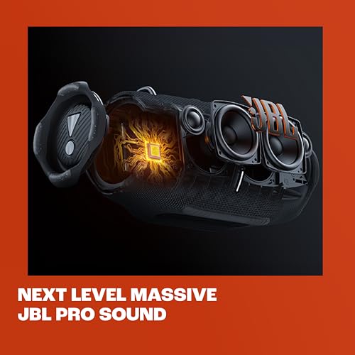 JBL Xtreme 4 - Portable Bluetooth Speaker, Powerful Sound and Deep Bass, IP67 Waterproof, 24 Hours of Playtime, Powerbank, Auracast for Multi-Speaker Pairing (Black)|B0CTP191Z3