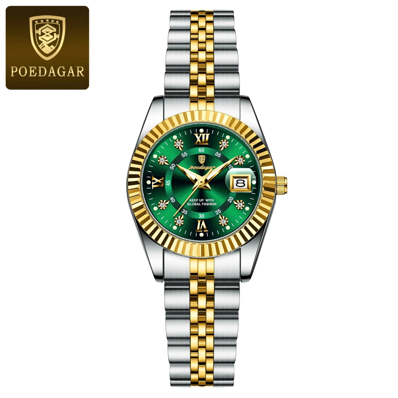 POEDAGAR 780 Luxury Elegant Watch Waterproof Women Watch Luminous Date